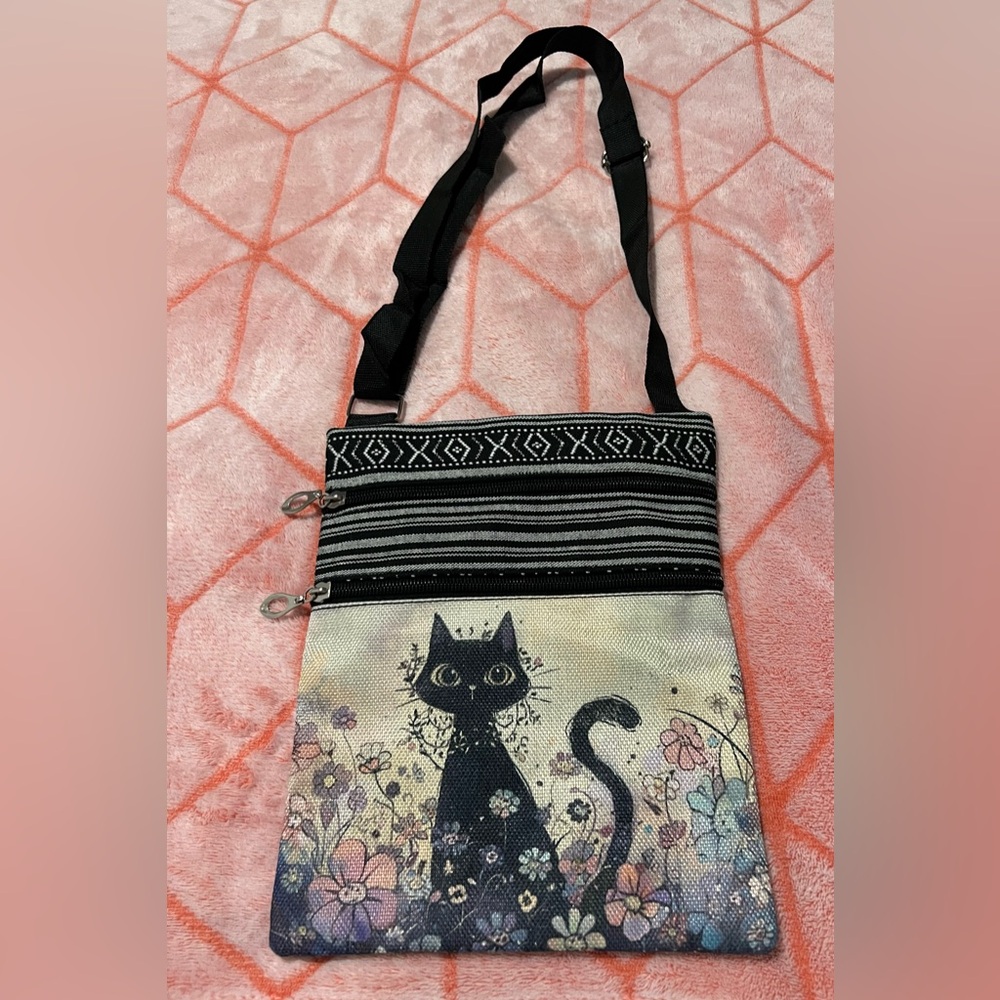 Floral Cat Satchel ✨NWOT✨